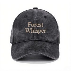 Barman Women Vintage Washed Baseball Cap Forest Whisper Embroidered Adjustable Dad Hat