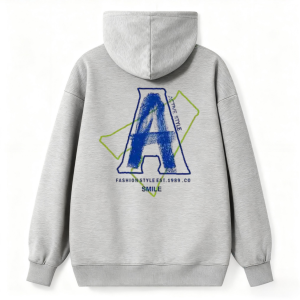 Barman Women's Letter A Graphic Pullover Hoodie Casual Long Sleeve Sweatshirt