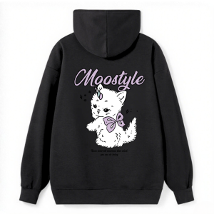 Barman Women's Cute Unicorn Kitten Graphic Pullover Hoodie Sweatshirt