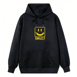 Barman Women's Banana Smile Face Graphic Pullover Hoodie Sweatshirt