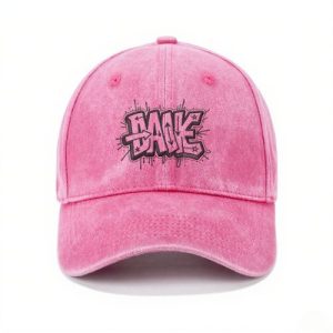 Barman Vintage Washed Baseball Cap DAIKE Graffiti Letter Embroidered Adjustable Unisex Streetwear Dad Hat