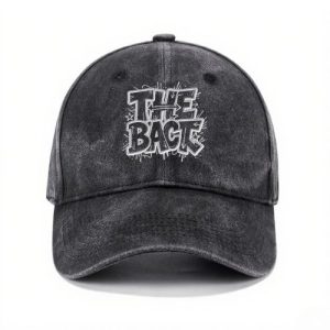 Barman Vintage Washed Baseball Cap THE BACK Graffiti Letter Embroidered Adjustable Unisex Dad Hat