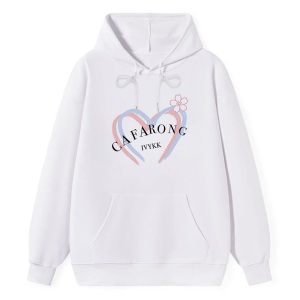 Barman Women's Heart Graphic Hoodie Casual Long Sleeve Pullover Hooded Sweatshirt
