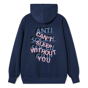 Barman Women's Color Block Letter Graphic Pullover Hoodie Sweatshirt