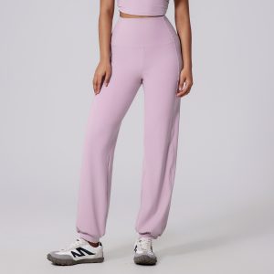 Barman Women's High Waist Soft Jogger Sweatpants for Workout Loungewear